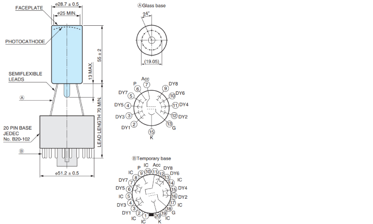 Photomultiplier tube R13478 | Hamamatsu Photonics